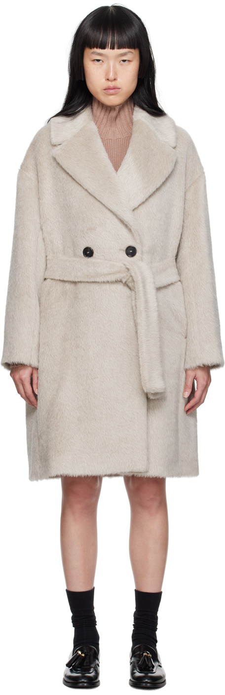 【関税込み】Max Mara トープ Nerine コート MAX MARA THE CUBE JIMトレンチコート関税込み (Max Mara