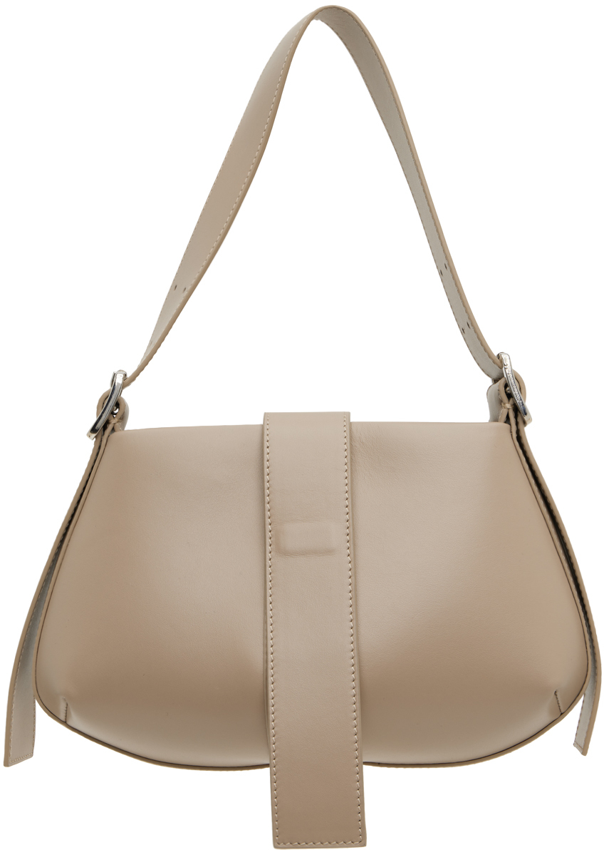 Ioannes Taupe Bento Bag In Stone