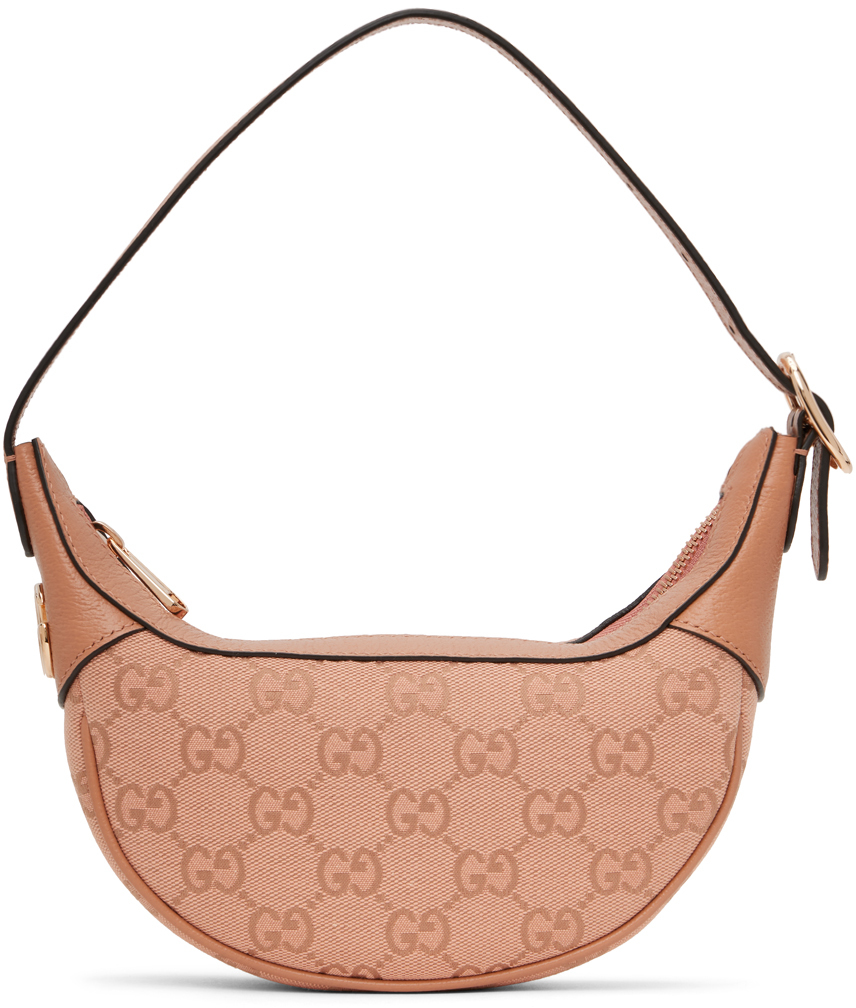 Gucci Mini Ophidia Gg Canvas Bag In Pink