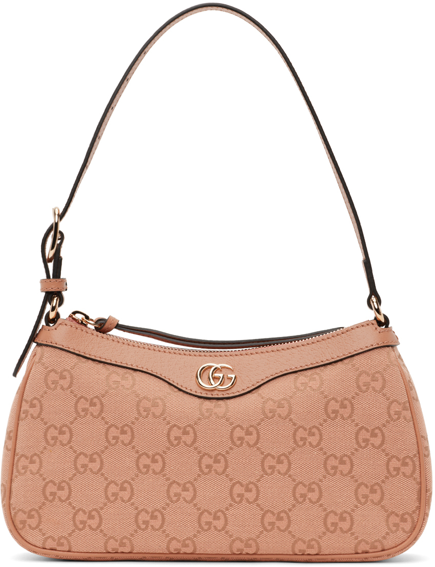 Gucci: Pink Small Ophidia GG Bag