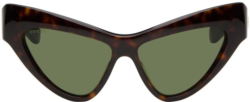 Gucci Tortoiseshell Cat-Eye Sunglasses