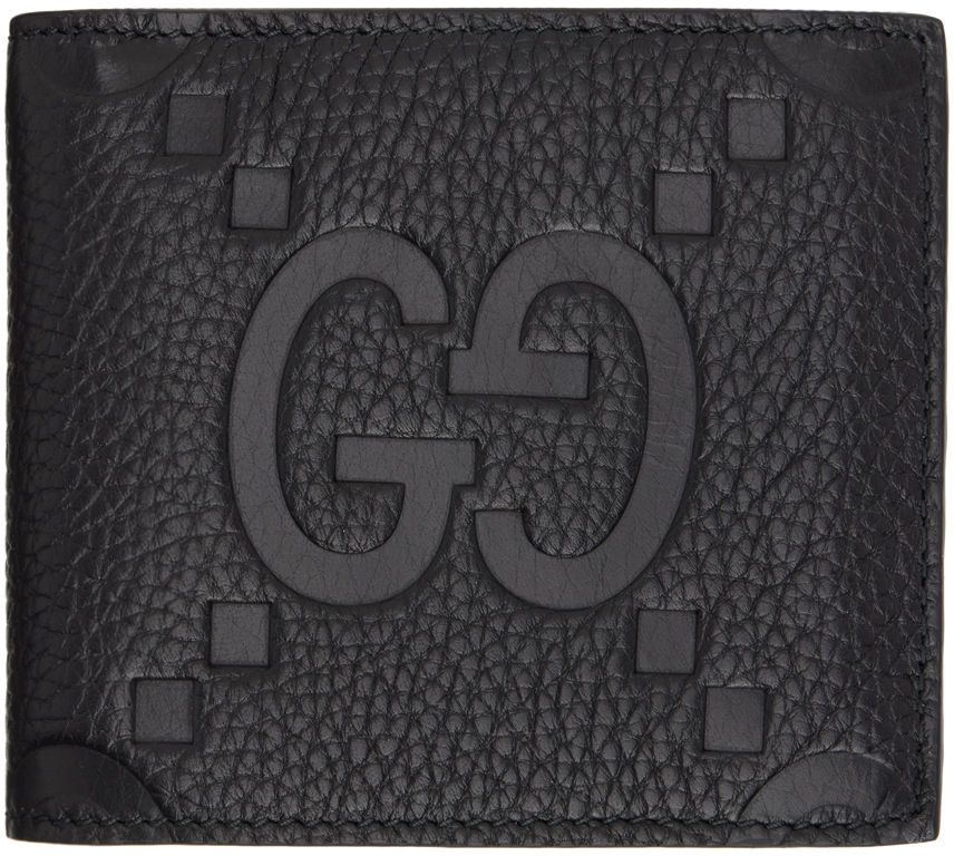 Gucci Black Jumbo GG Wallet