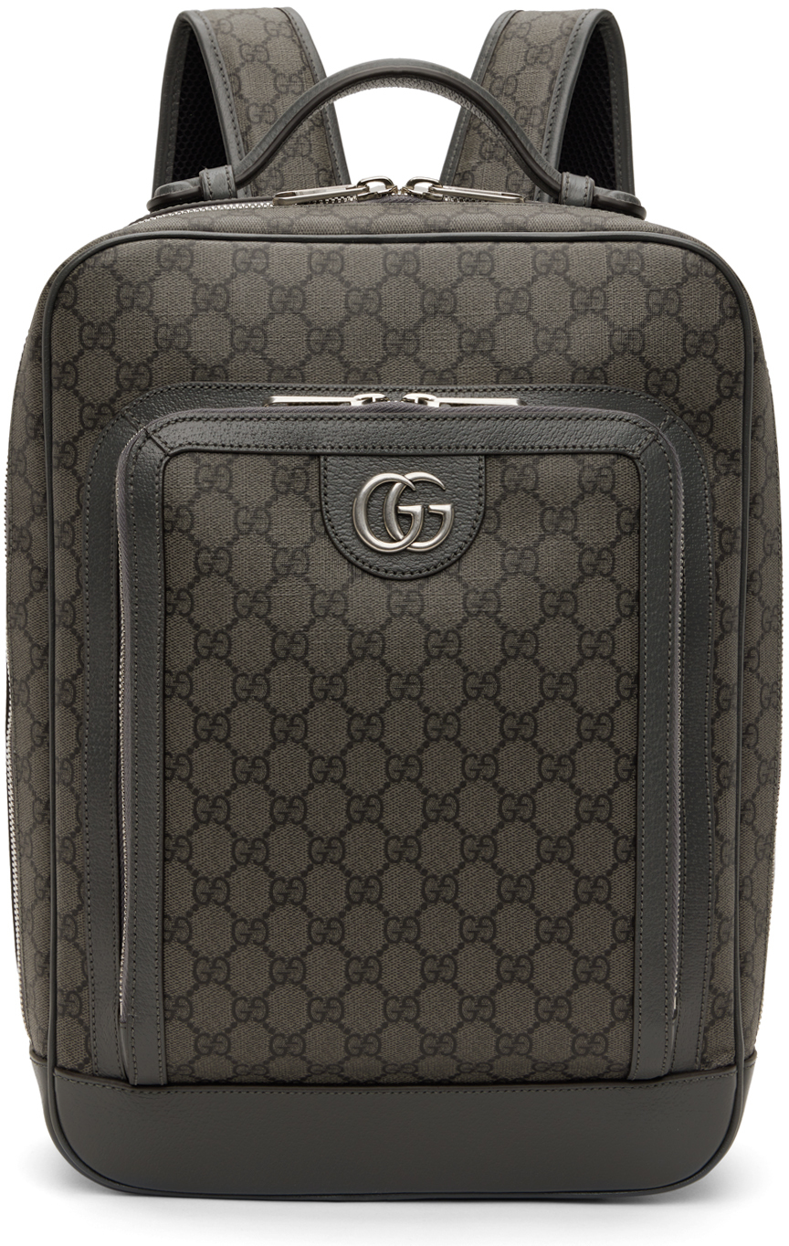 Gray Medium Mini GG Backpack