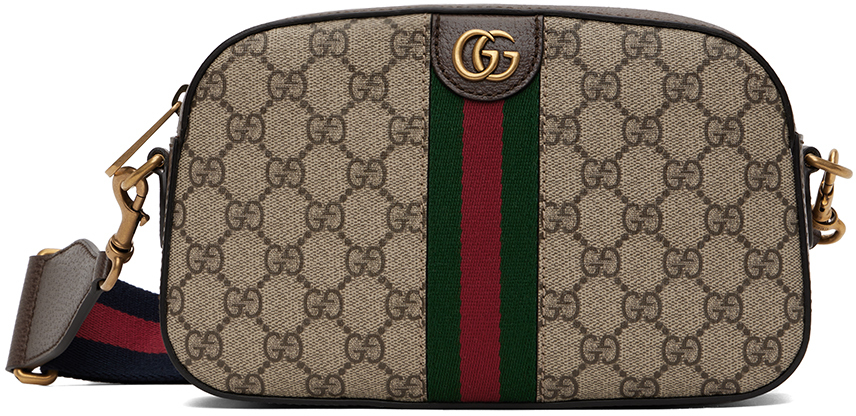 Gucci Beige Small Ophidia GG Pouch