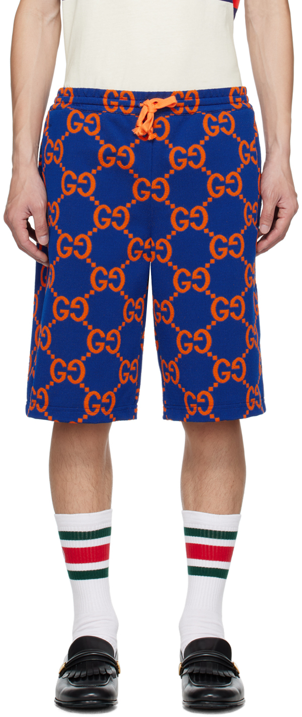 Gucci Blue GG Shorts