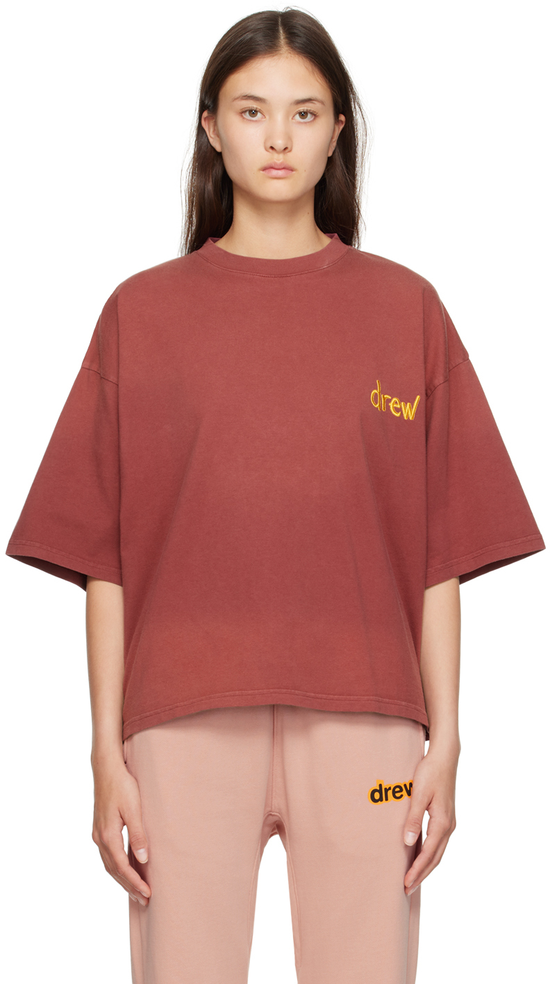 Burgundy Scribble T-Shirt