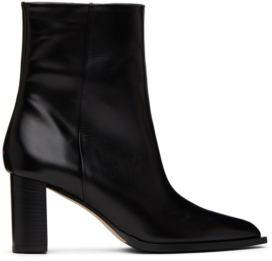 Aeyde Square-toe 80mm Boots In Black