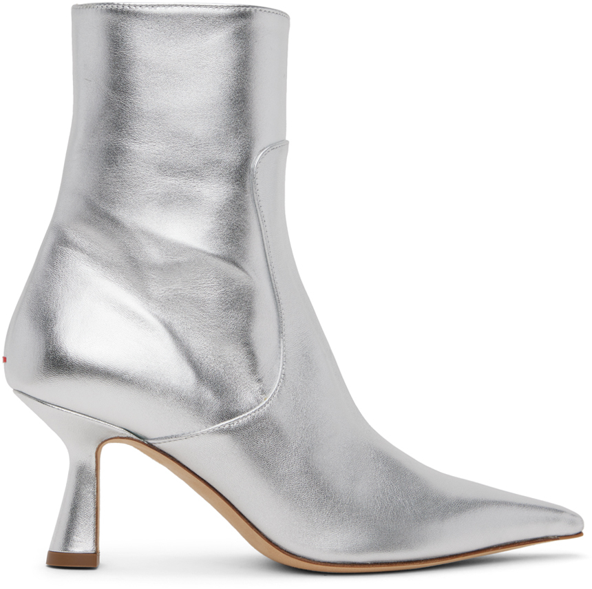 Silver Zuri Boots by Aeyde on Sale