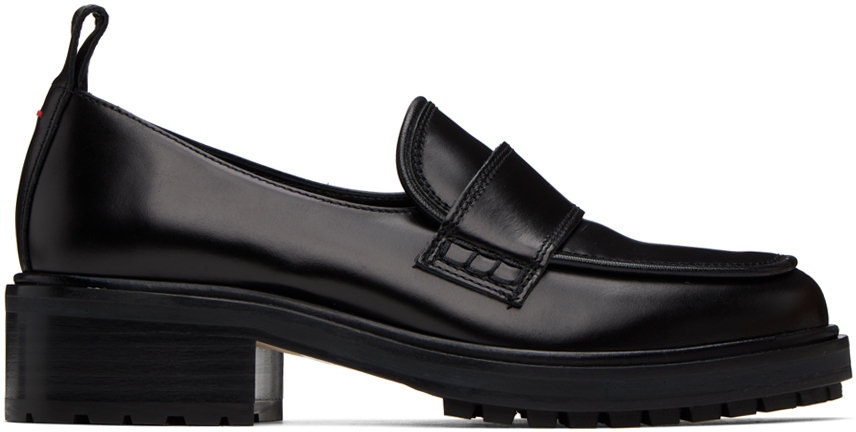 Aeyde Black Ruth Loafers