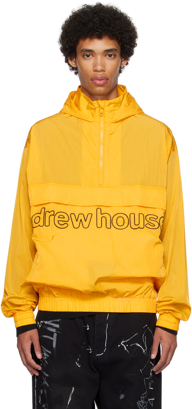 drew house: Yellow Embroidered Jacket | SSENSE