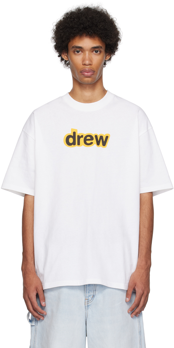 Drew House White Printed T-shirt