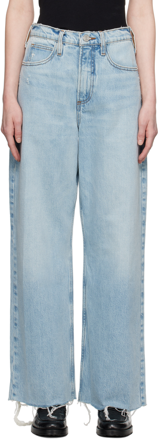 Frame Blue 'le High 'n' Tight Wide Crop' Jeans In Legacy Chew