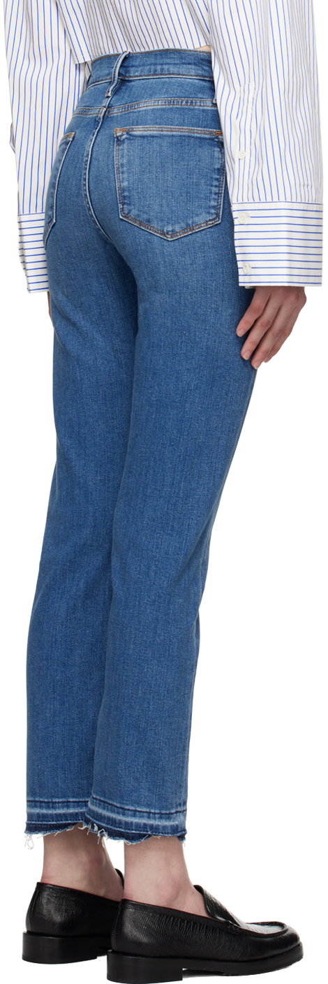 FRAME BLUE 'LE HIGH STRAIGHT' JEANS 