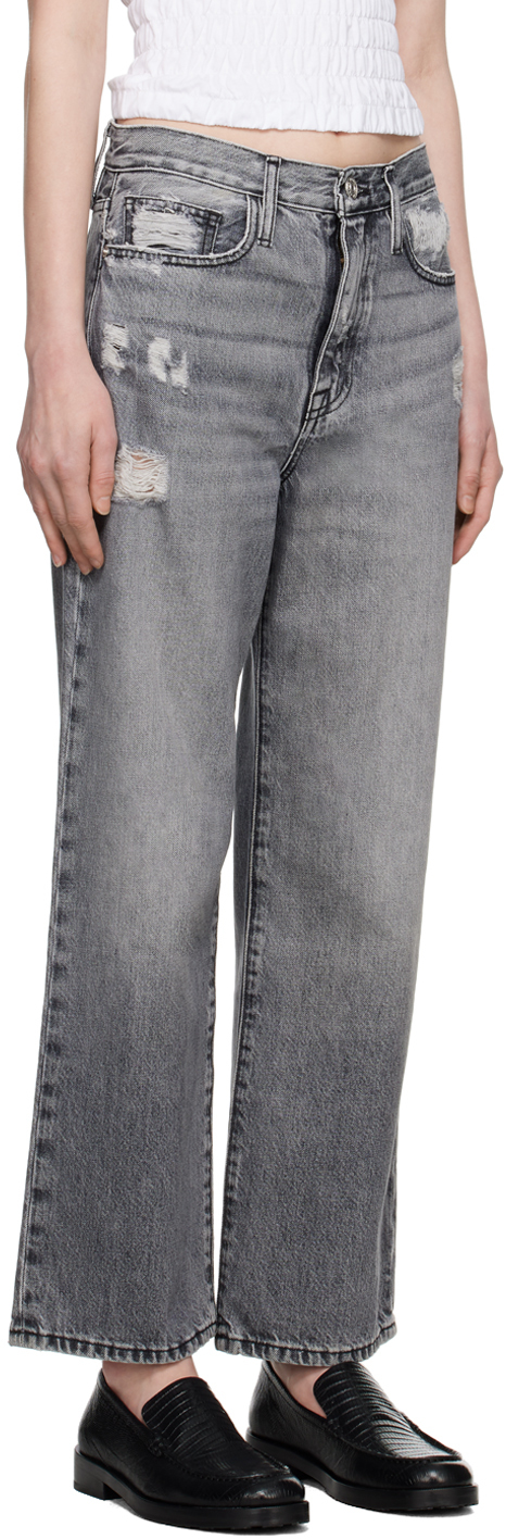 FRAME GRAY 'LE JANE CROP' JEANS