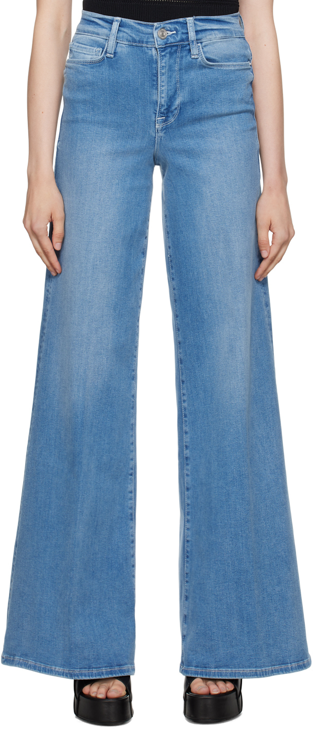 Frame Blue 'le Palazzo' Jeans In Danbury