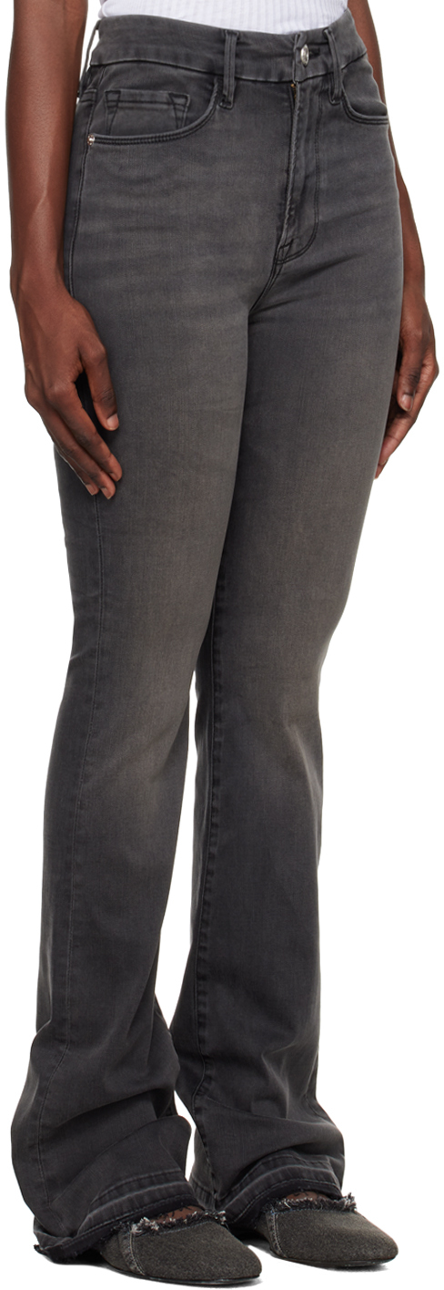 Frame Gray 'le Super Mini' Jeans In Tnda Tundra