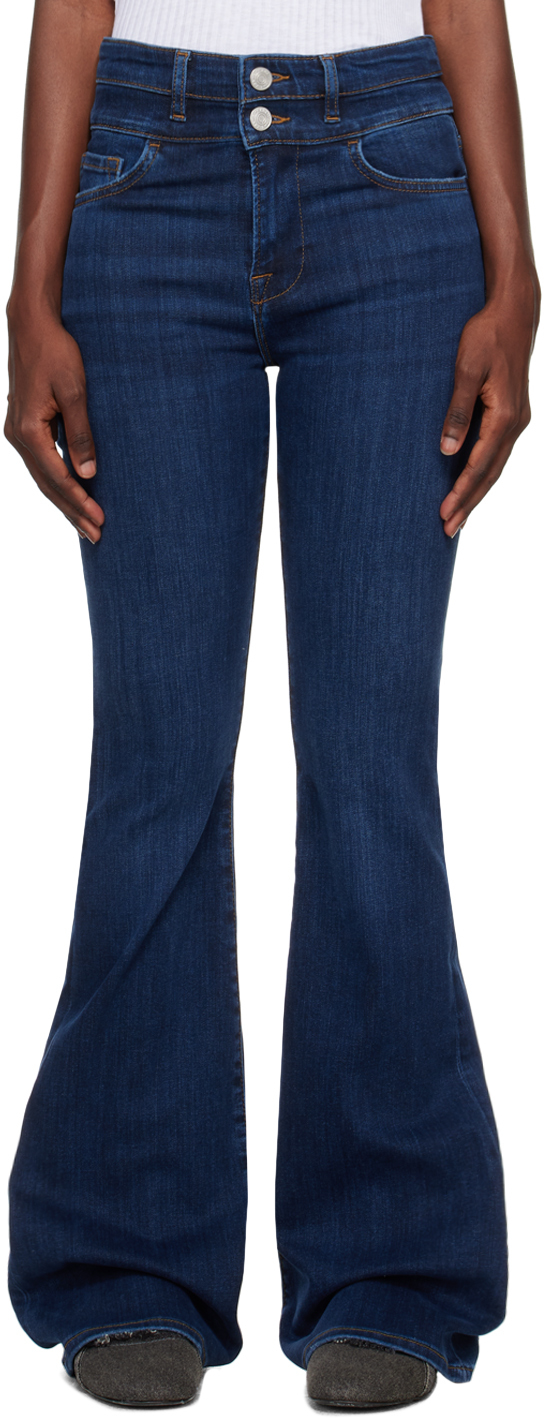 Frame Blue Double Jeans In Mjty Majesty