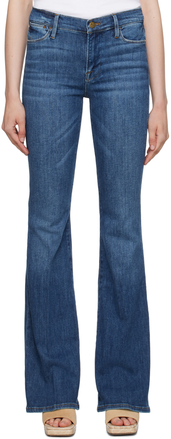 Blue 'Le High Flare' Jeans