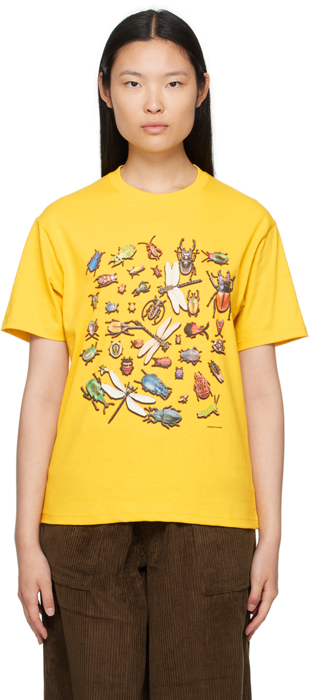 Yellow Printed T-Shirt