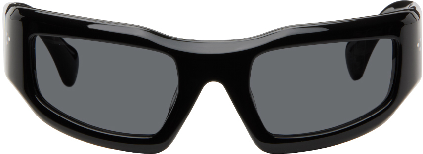Port Tanger Black Andalucia Sunglasses In Black/black