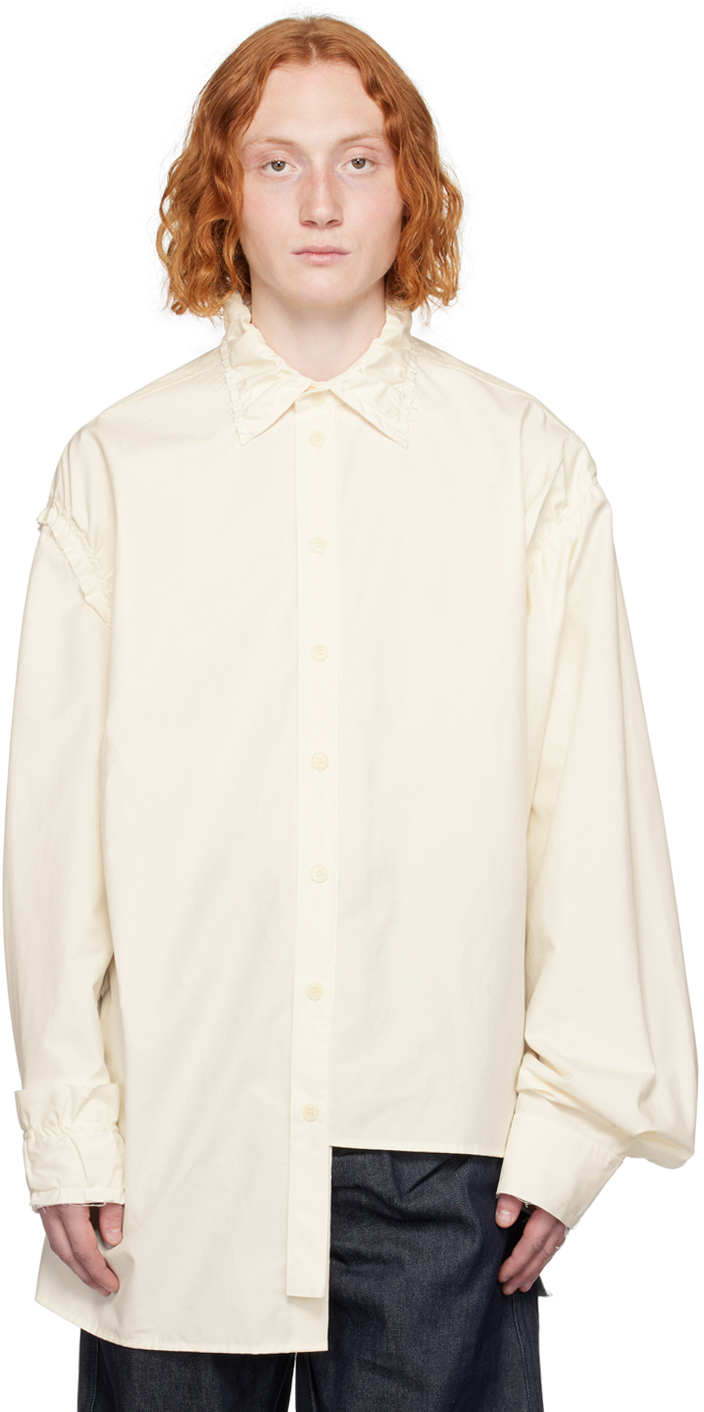 Airei Off-white Shelley Shirt In 1 Natural