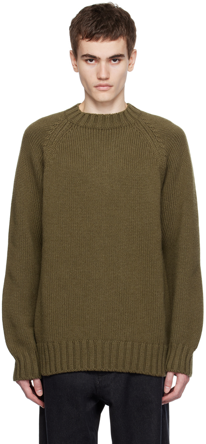 Khaki Raglan Sweater