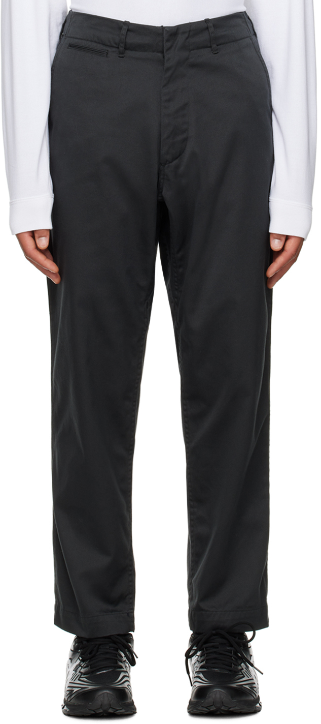 Gray Wide Trousers by nanamica on Sale