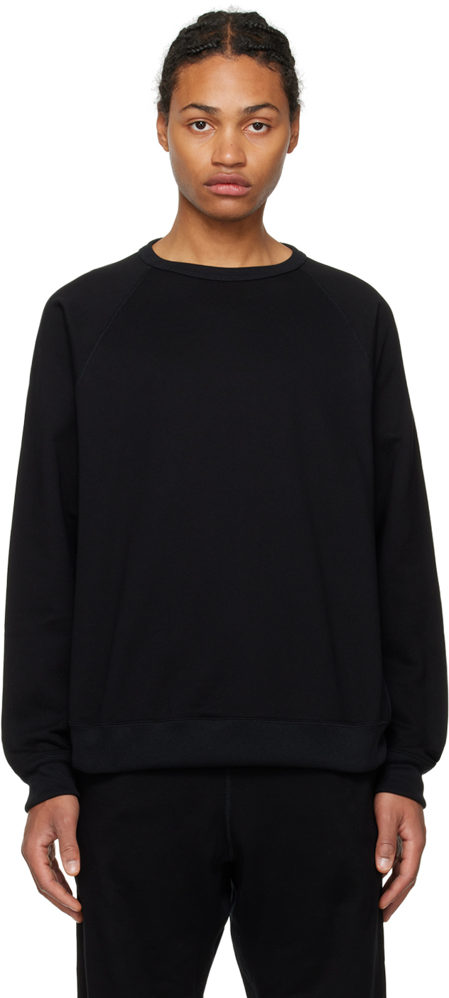 Black Crewneck Sweatshirt by nanamica on Sale