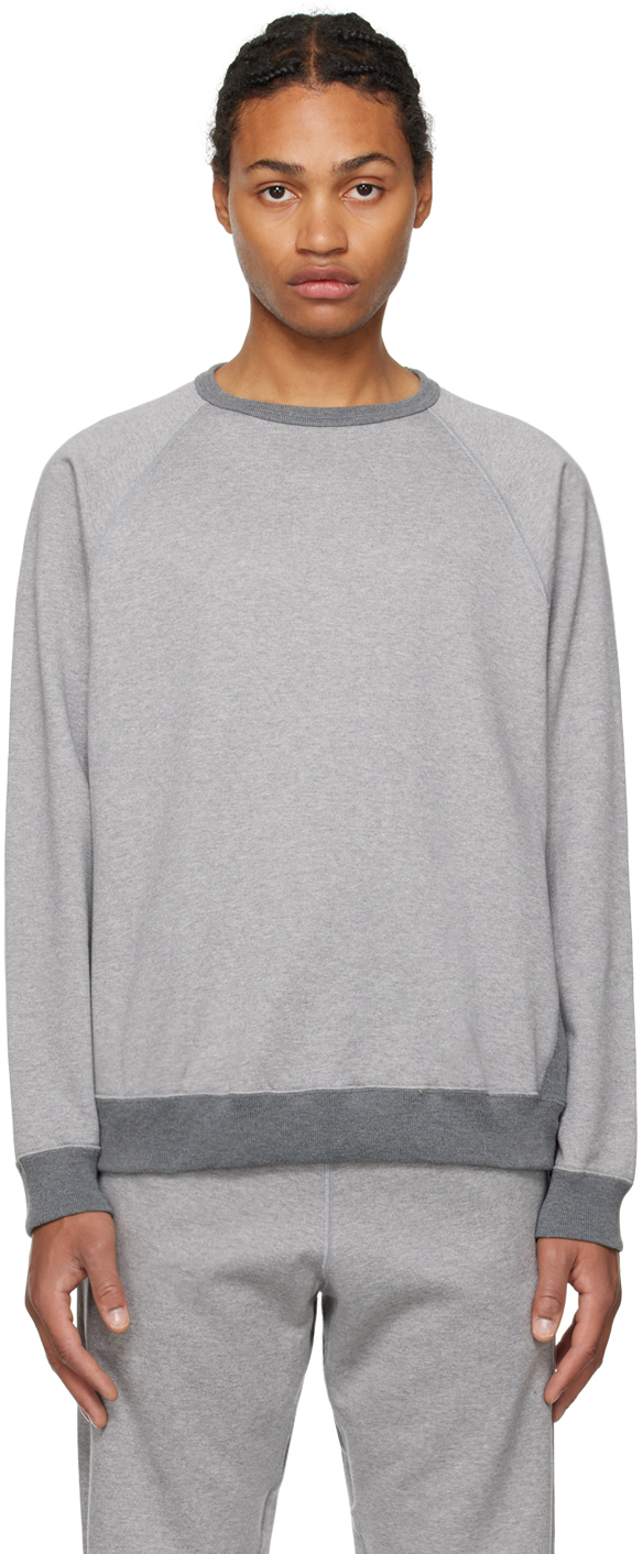 Gray Crewneck Sweatshirt by nanamica on Sale