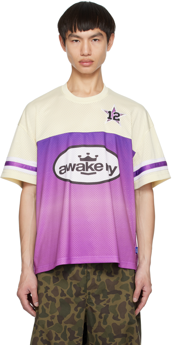 Awake NY Off-White & Purple King T-Shirt