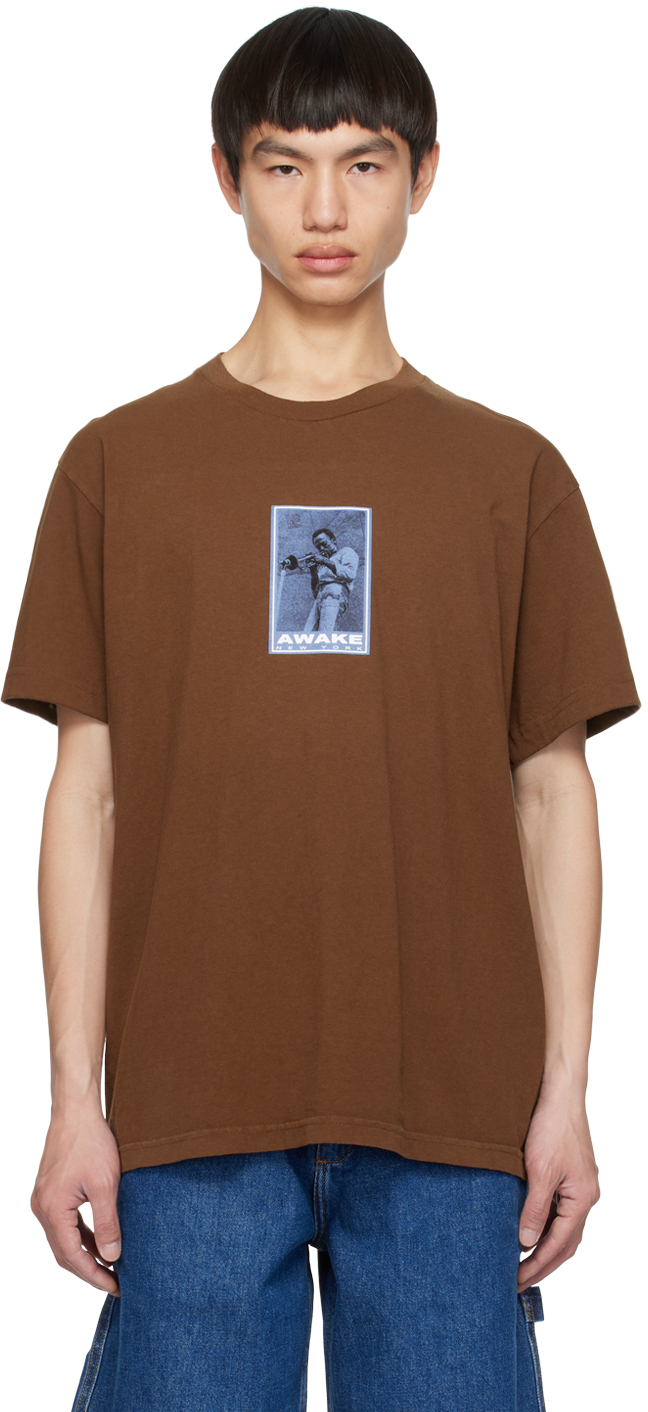 Awake NY Brown Miles Davis T-Shirt