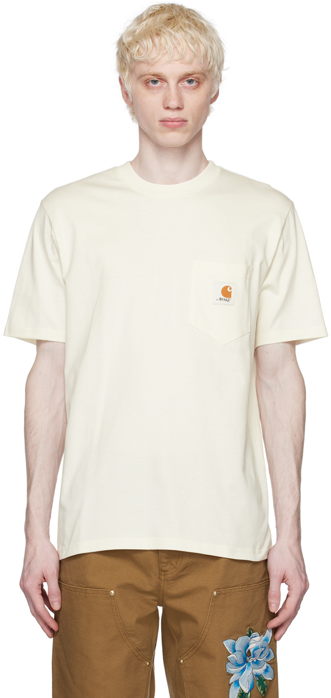 M Awake NY Carhartt WIP T-shirt white 白