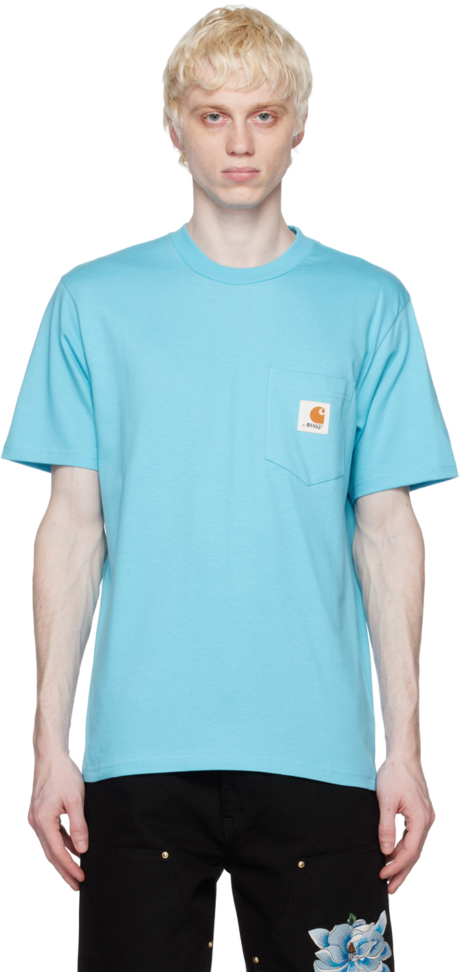 Carhartt WIPエディション ブルー Tシャツ