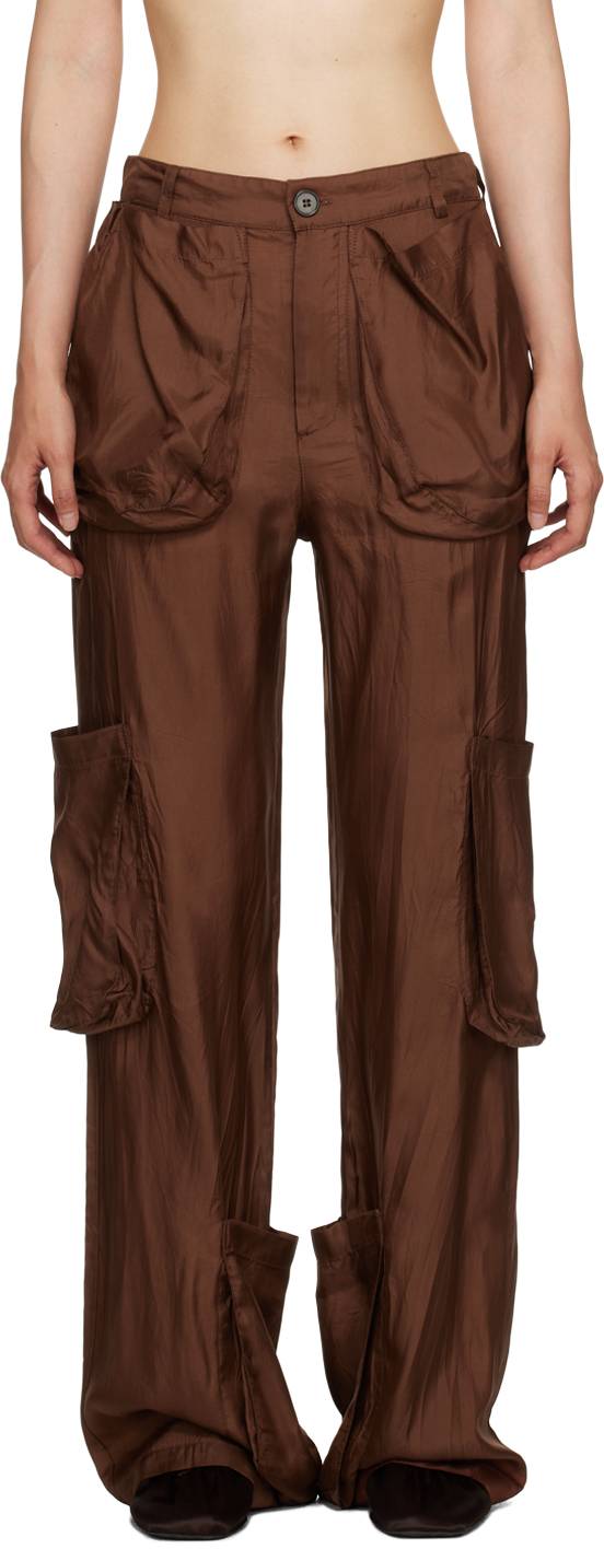 Edward Cuming Brown Pocket Trousers
