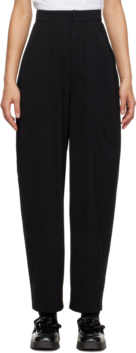 Shop Stella Mccartney Black Tailored Trousers In 1000 Black