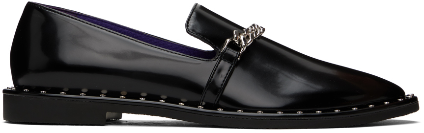 Black Falabella Loafers by Stella McCartney on Sale