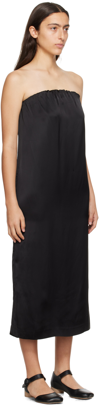 Shop Loulou Studio Black Siple Midi Dress