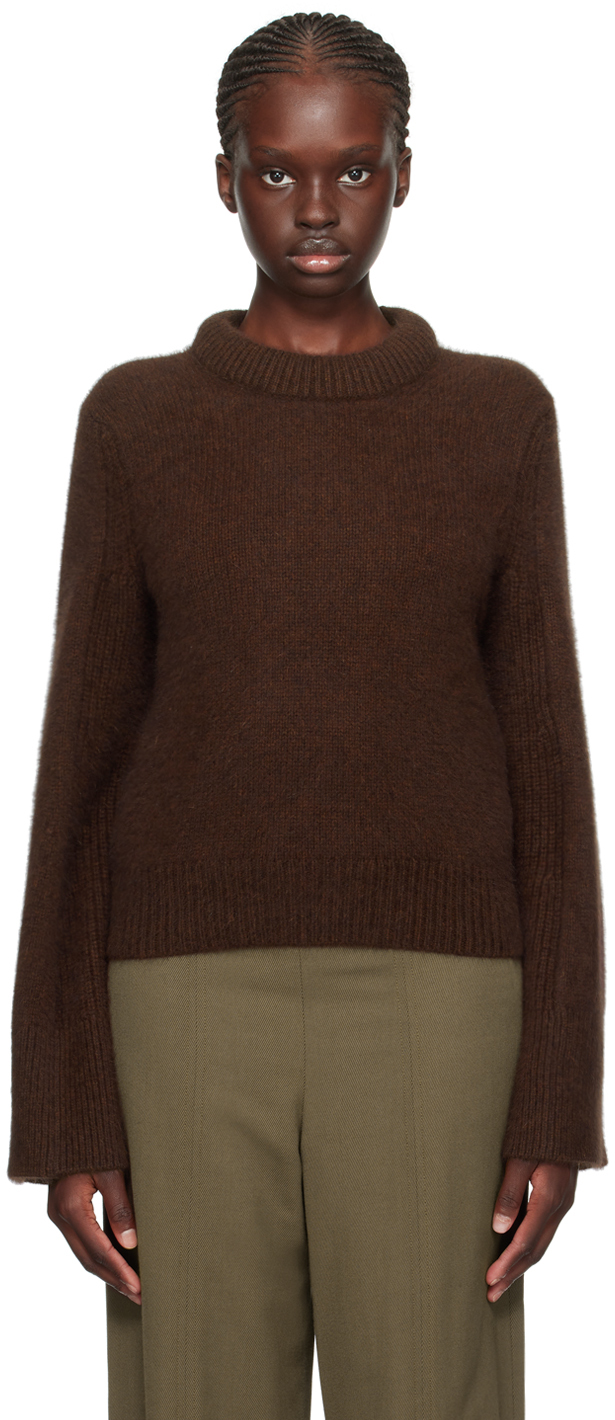 Loulou Studio Brown Otavi Sweater In Choco
