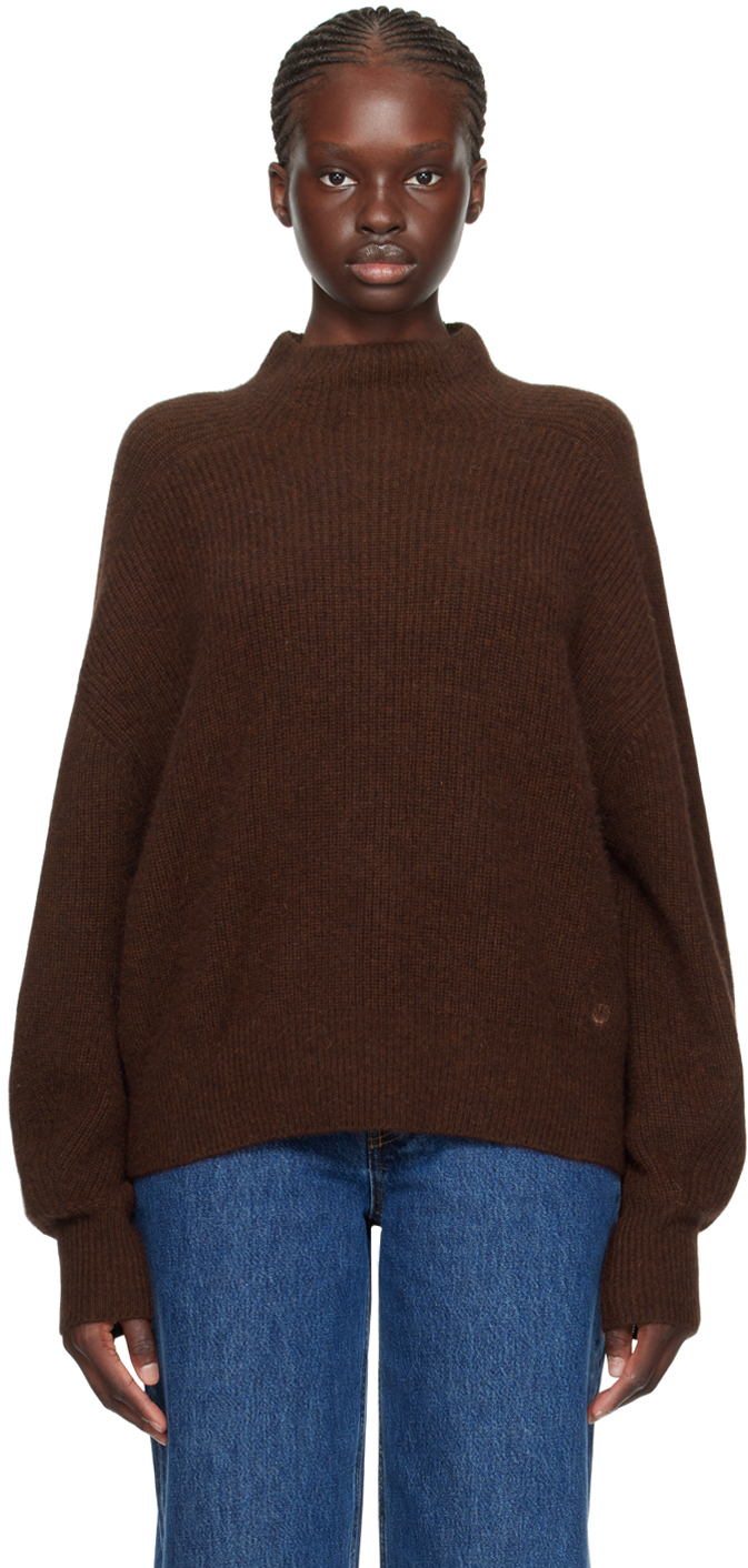 Brown Safa Sweater by Loulou Studio on Sale