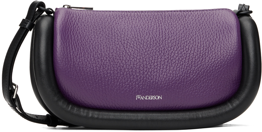 Shop Jw Anderson Purple & Black Bumper-12 Bag In Purple/black 697