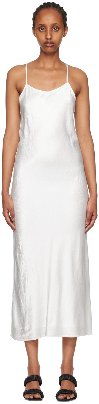 Shop Third Form White Crush Bias Maxi Dress
