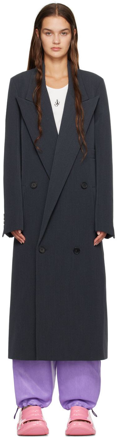 JW Anderson Gray Longline Coat