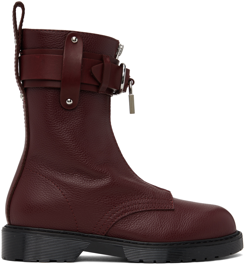 k2　JW ANDERSON ブラックレザーブーツ39 JW Anderson チェーンヒール レザーアンクルブーツ | ブラック