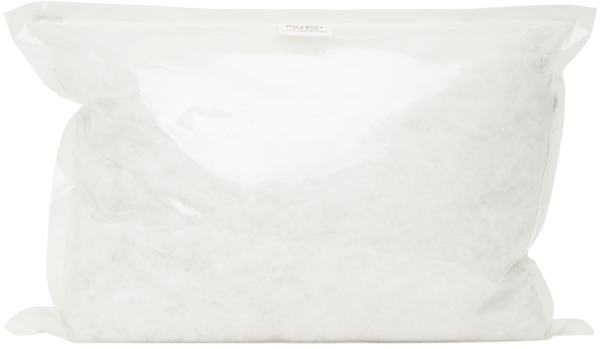 White Large Cushion Clutch Pouch