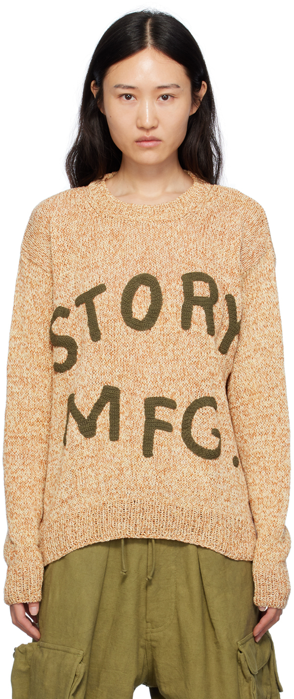 Story mfg. Yellow Spinning Sweater