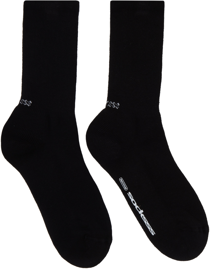 Two-Pack Black Socks