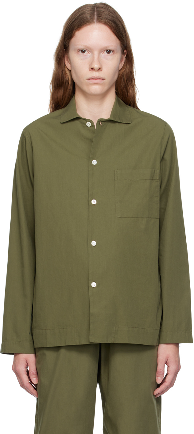 Green Button Pyjama Shirt