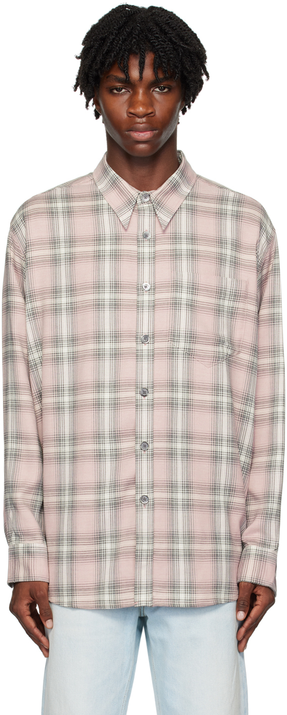 AMI Alexandre Mattiussi: Pink Oversize Shirt | SSENSE Canada