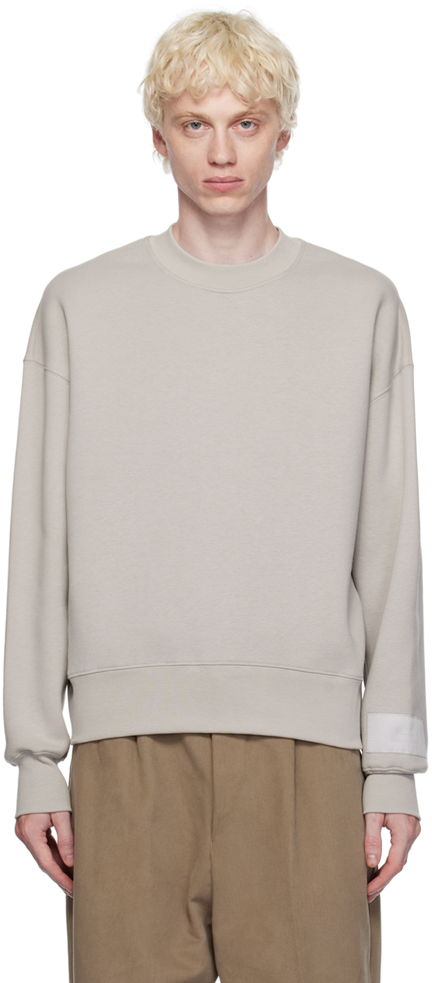 Pull SO® Gris Col Ras Du Cou - Taille 12 Fille (7-16 Ans) - Côtelé Avec Bordure Dentelle - Neuf Avec étiquettes