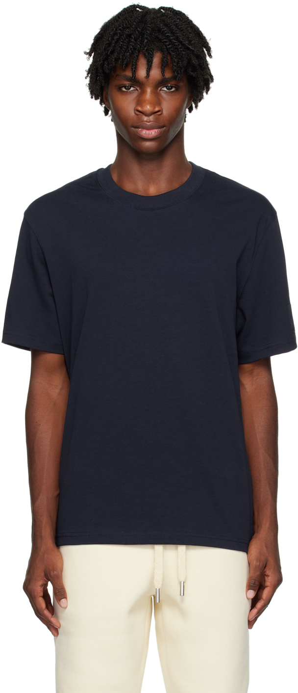 Navy Fade Out T-Shirt by AMI Paris on Sale